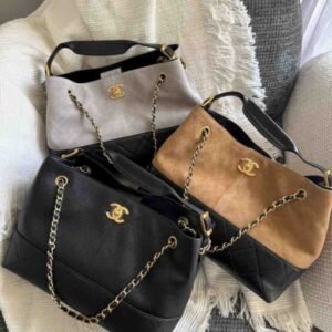 Best Chanel Shopping Bag Suede Calfskin Shiny Lambskin |Bags Dubai - Luxury Master Copy Dubai