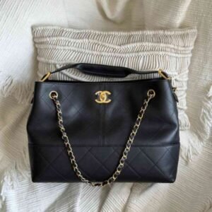 Best Chanel Shopping Bag Suede Calfskin Shiny Lambskin |Bags Dubai - Luxury Master Copy Dubai