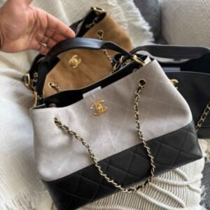 Best Chanel Shopping Bag Suede Calfskin Shiny Lambskin |Bags Dubai - Luxury Master Copy Dubai