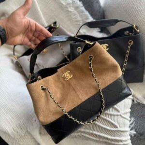 Best Chanel Shopping Bag Suede Calfskin Shiny Lambskin |Bags Dubai - Luxury Master Copy Dubai